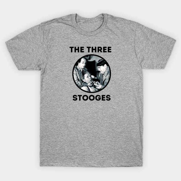 the three stooges || grey T-Shirt by claudia awes